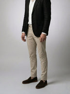 Men's Classic Linen Blend Notch Lapel Blazer