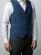 Men's Classic Single Breasted Lapel Wedding Waistcoat