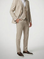 Men's Classic Single Breasted Three-Piece Wedding Suit