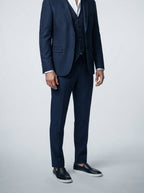 Men's Classic Single Breasted Three-Piece Wedding Suit