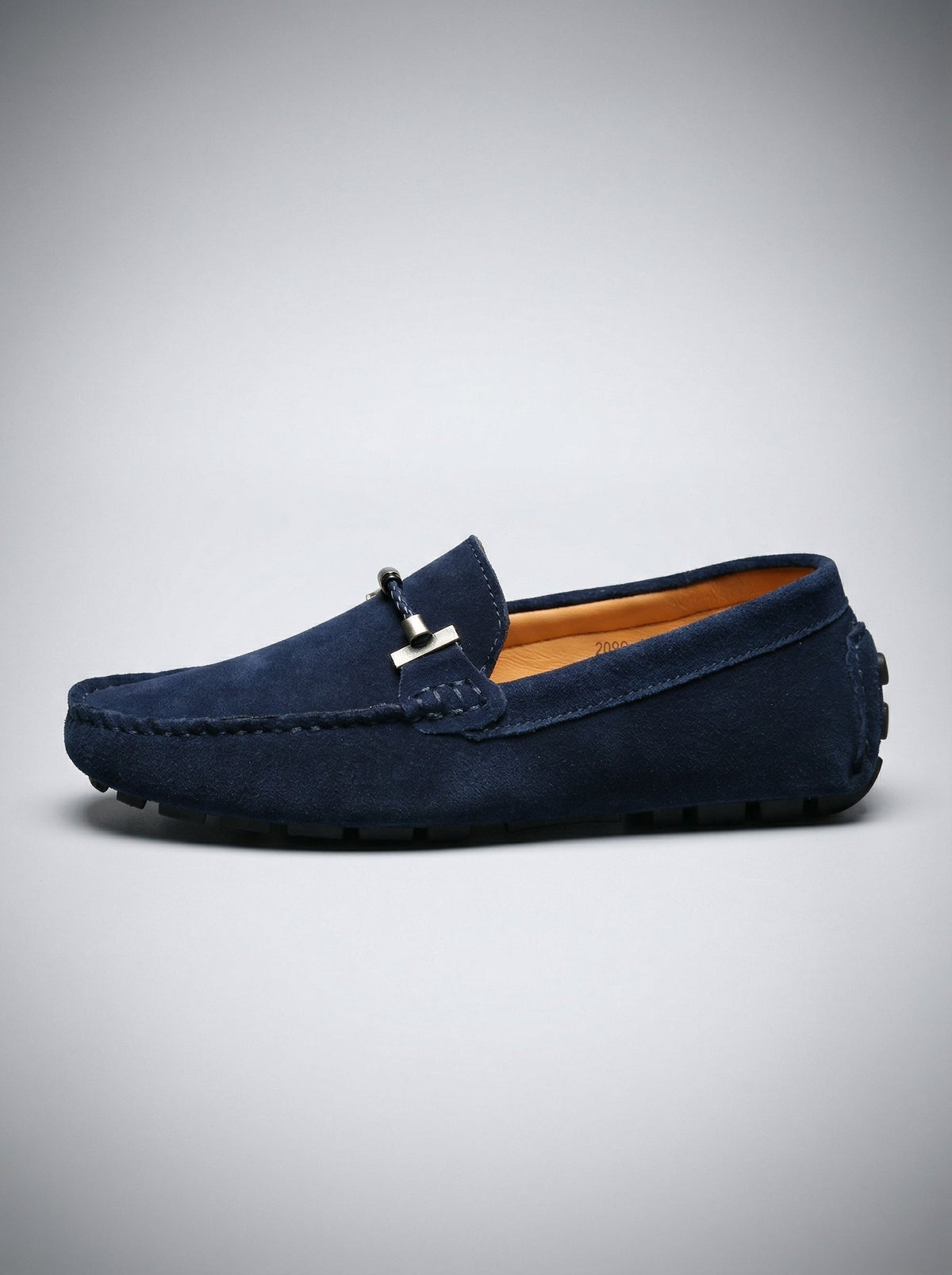 Men's Classic Slip-On Suede Horsebit Driving Loafers