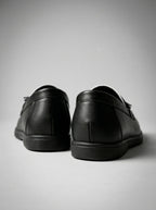 Men's Classic Slip-On Two Tone Leather Tassel Loafers