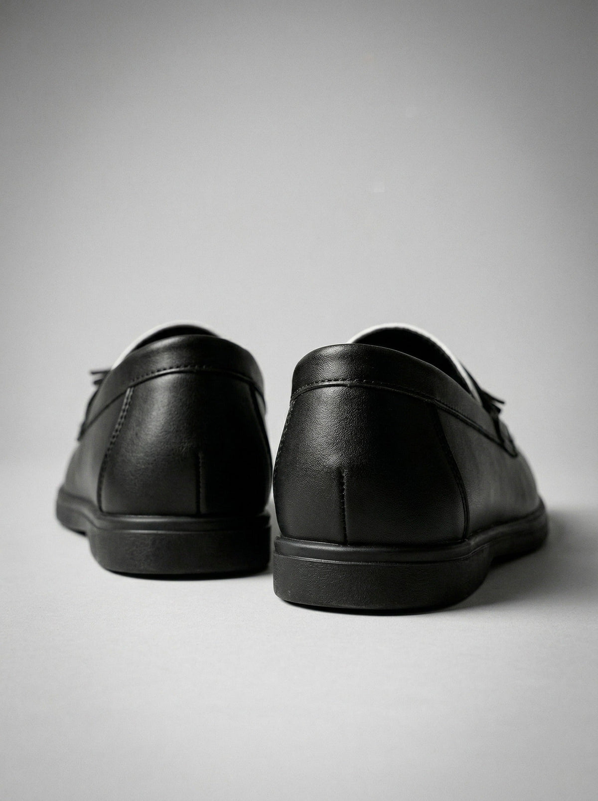 Men's Classic Slip-On Two Tone Leather Tassel Loafers