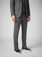 Men's Classic Three-Piece Wedding Suit with Notch Lapels