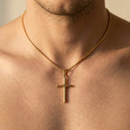 Men's Cross Pendant Necklace