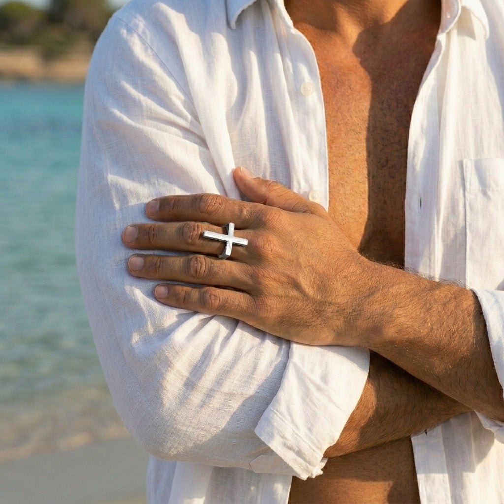 Men's Cross Ring