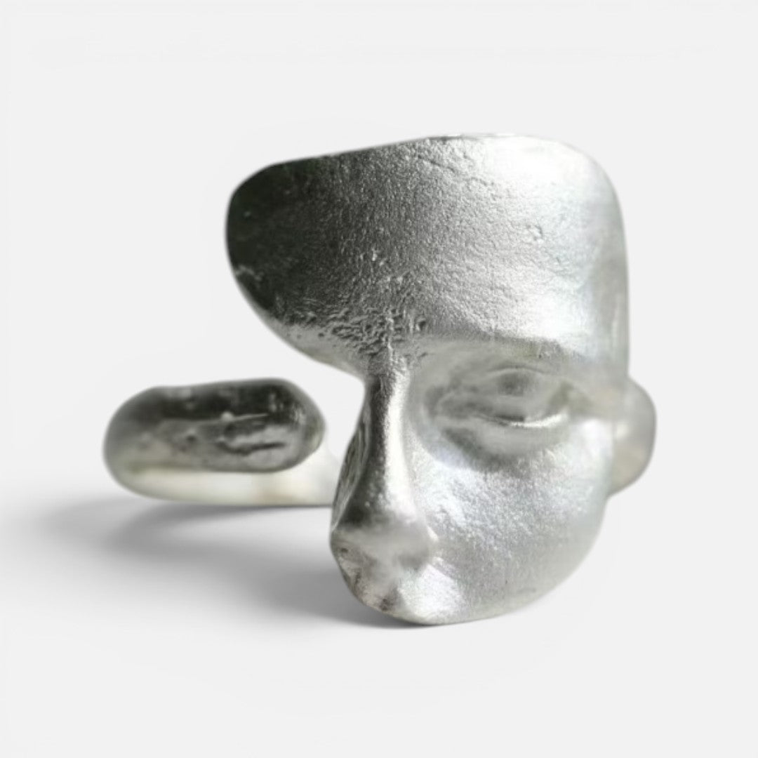 Men's Face Profile Ring