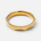 Men's Geometric Faceted Ring