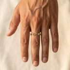Men's Hands Cuff Ring