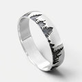 Men's Landscape Engraved Ring