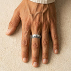 Men's Landscape Engraved Ring