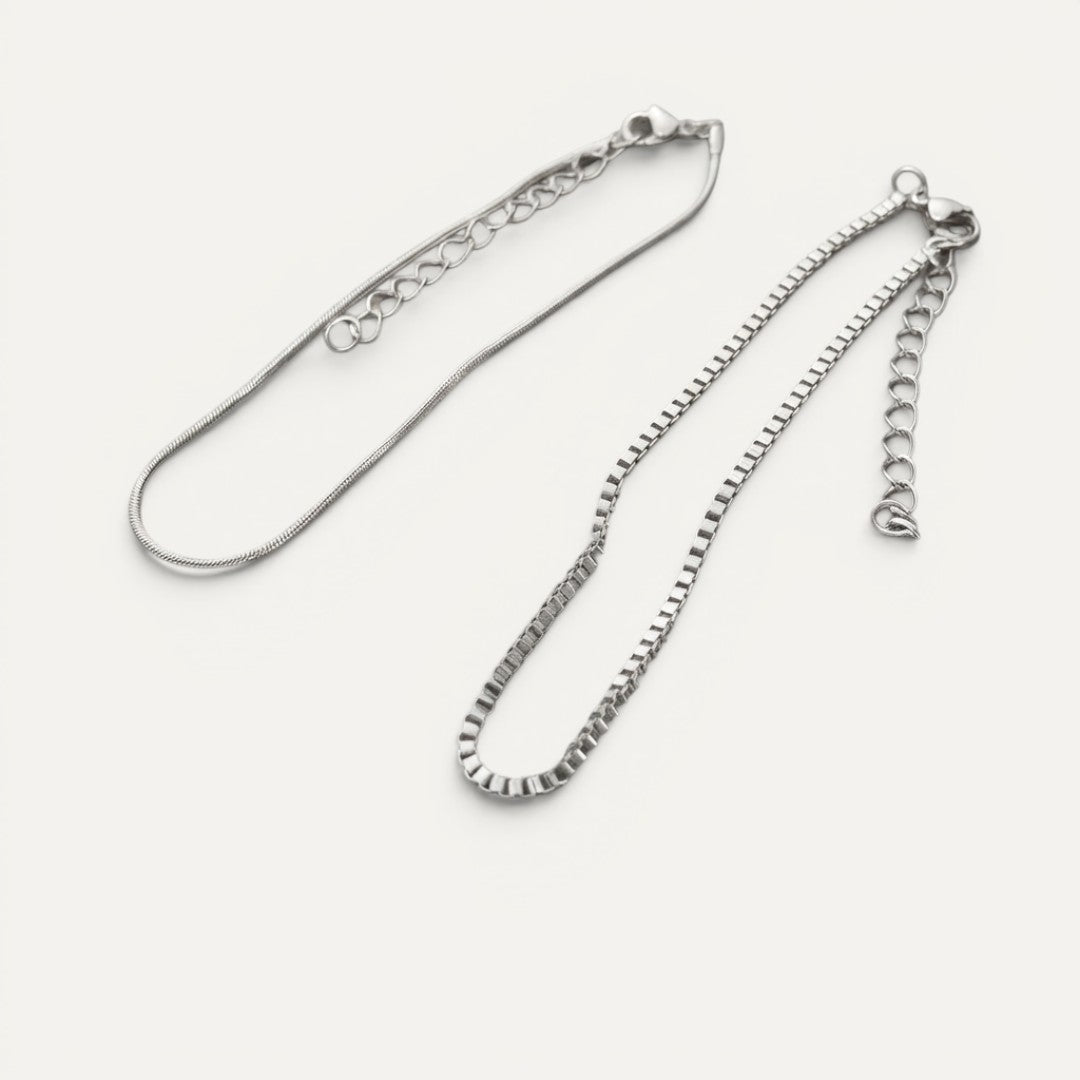 Men's Layered Chain Bracelet