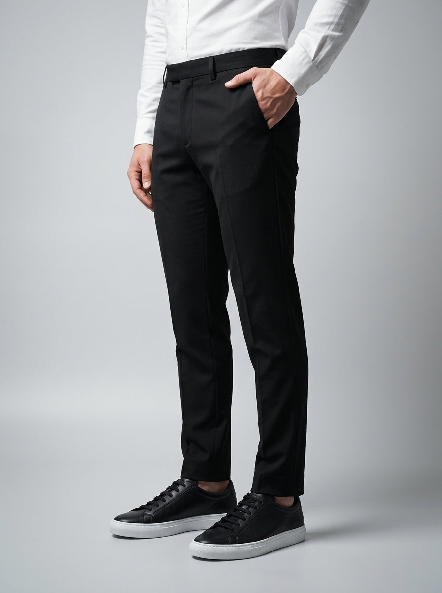 Men's Low Top Lace-Up Court Trainers