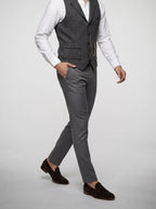 Men's Peak Lapel Single Breasted Wedding Waistcoat