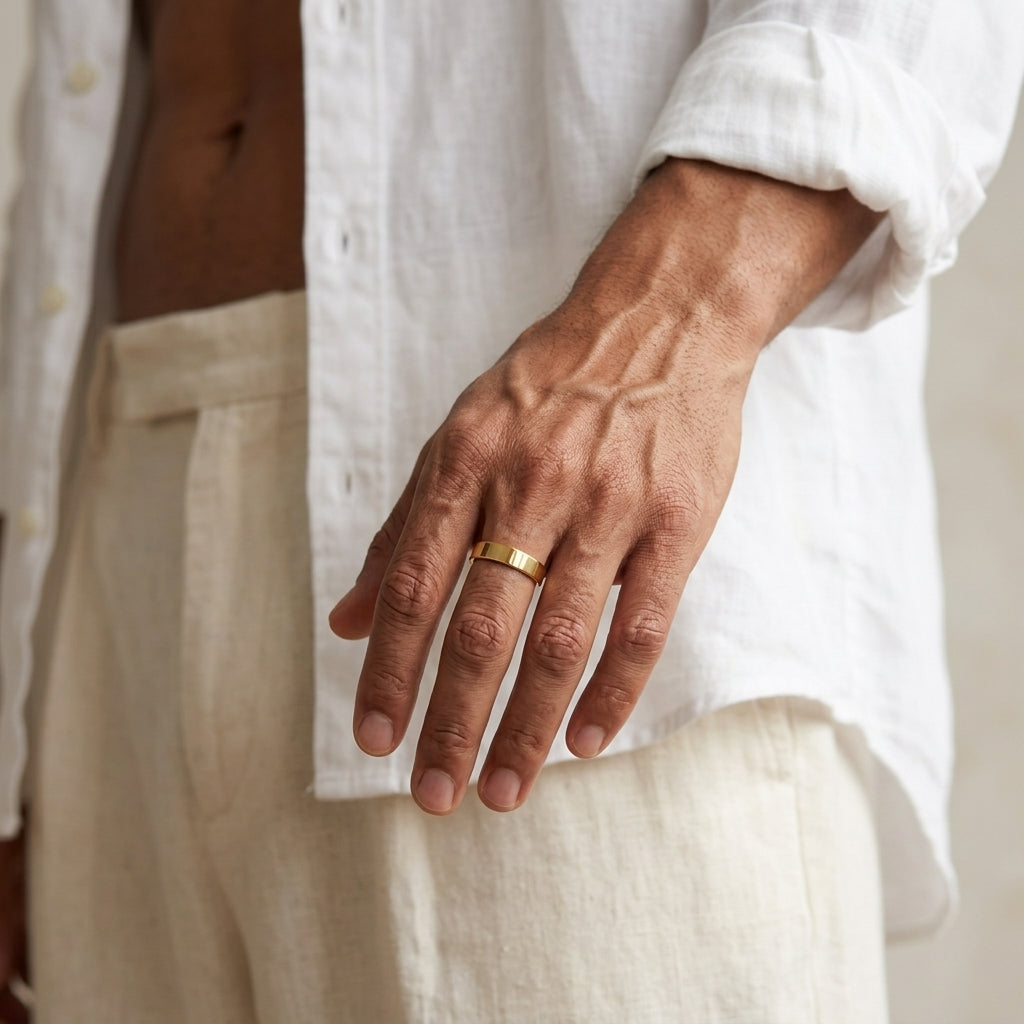 Men's Polished Band Ring