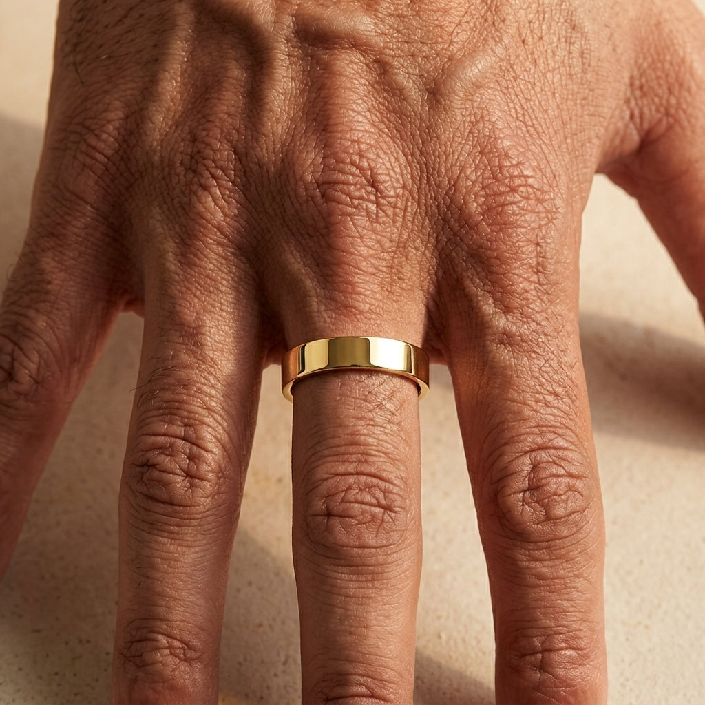 Men's Polished Band Ring