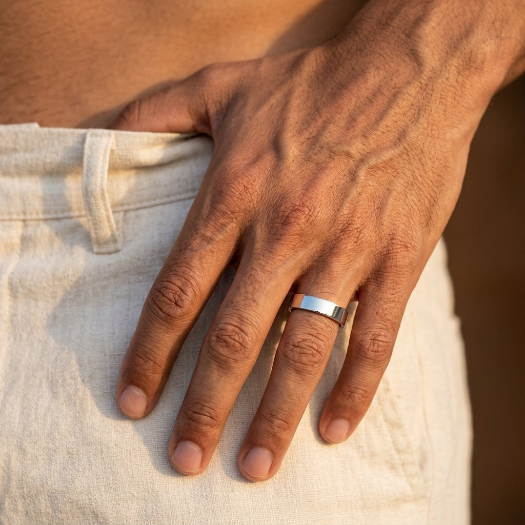 Men's Polished Band Ring