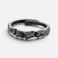 Men's Ribbed Band Ring