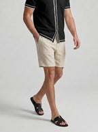 Men's Smart-Casual Short Sleeve Knit Polo Shirt
