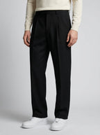 Men's Smart Double Pleat Wide Leg Trousers
