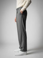 Men's Smart Double Pleat Wide Leg Trousers