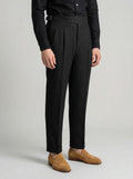 Men's Smart Pleated Tailored Trousers