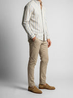 Men's Smart Striped Oxford Button Down Shirt