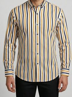 Mustard Multi-Stripe