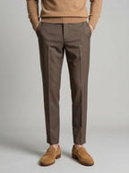 Men's Smart Tapered Tailored Trousers