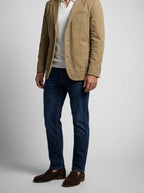 Men's Smart Unlined Cotton Blazer with Patch Pockets