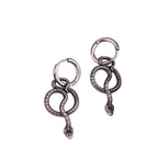 Men's Snake Dangle Earrings