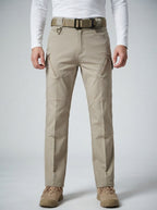 Men's Tactical Cargo Trousers with Zip Pockets