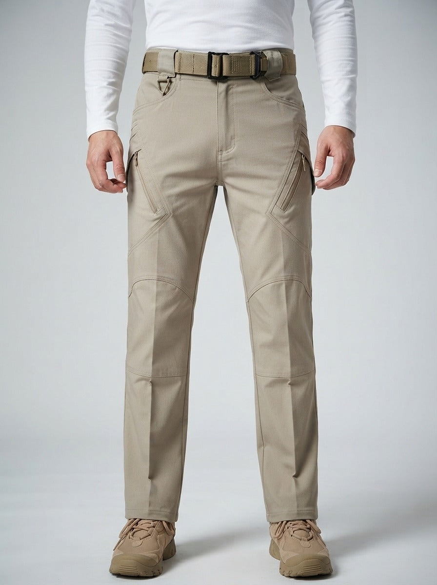 Men's Tactical Cargo Trousers with Zip Pockets