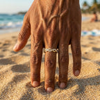 Men's Twisted Crystal Ring