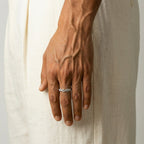 Men's Twisted Crystal Ring