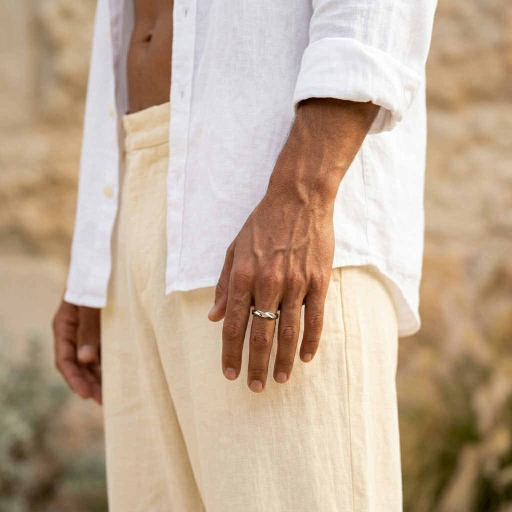 Men's Twisted Ring