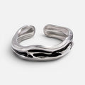 Men's Wave Cuff Ring