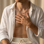 Men's Wavy Link Necklace
