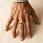 Men's Woven Inlay Ring