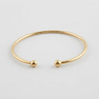 Women's Ball End Open Cuff Bangle