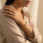 Women's Beaded Bar Bracelet