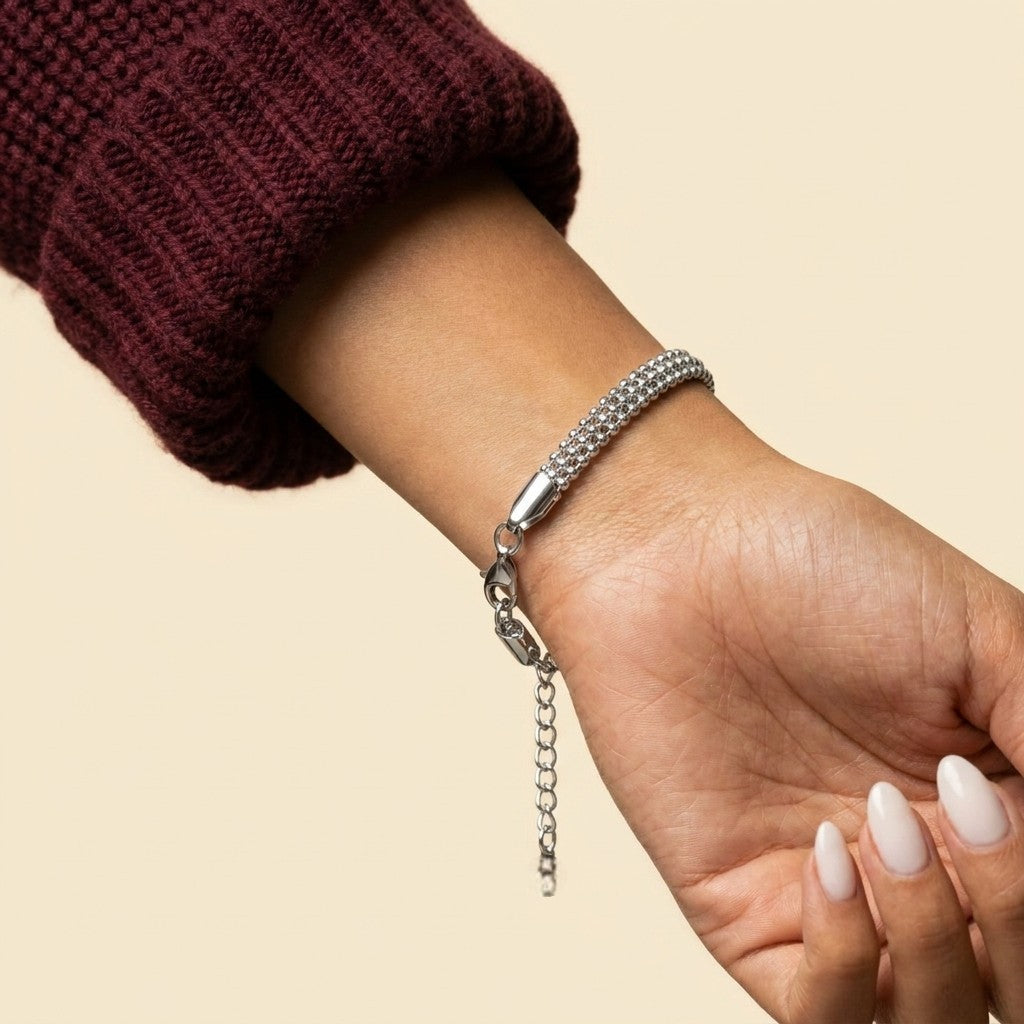 Women's Beaded Chain Bracelet