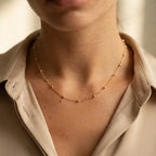 Women's Beaded Chain Choker