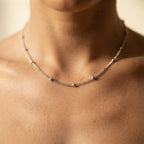 Women's Beaded Chain Choker