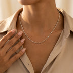 Women's Beaded Chain Choker