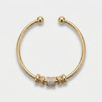 Women's Beaded Crystal Cuff Bangle