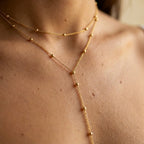 Women's Beaded Lariat Necklace