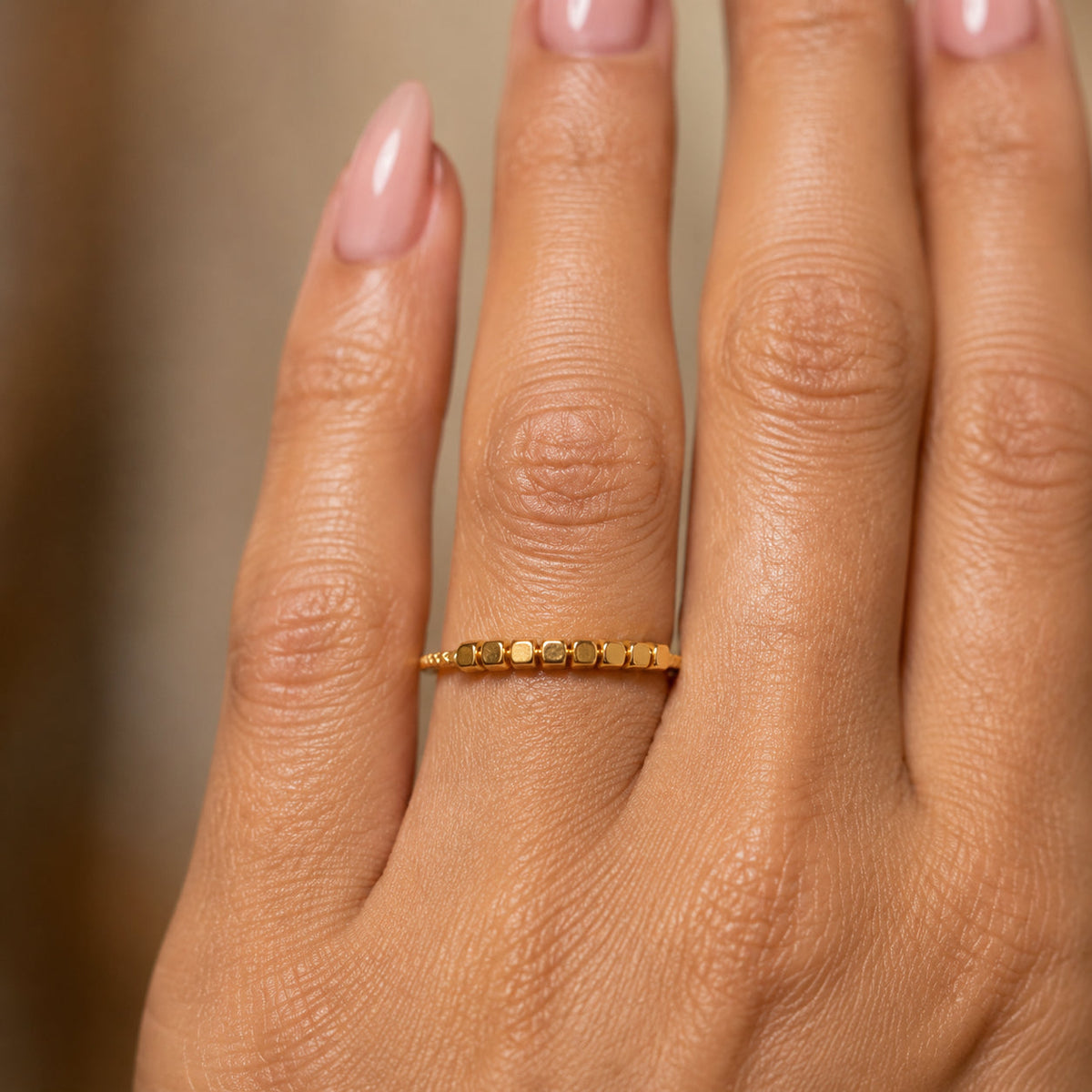 Women's Beaded Stacking Ring