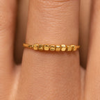 Women's Beaded Stacking Ring