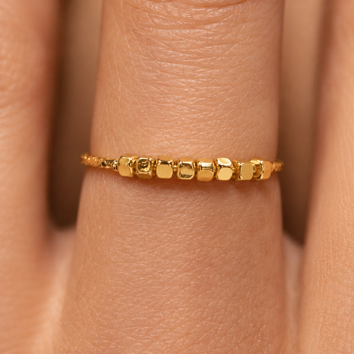 Women's Beaded Stacking Ring
